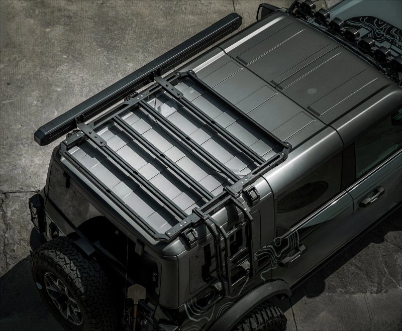 Bronco Accessories NEPT Wasteland Roof Rack and Ladder Kit for Bronco 2021-2023 Roof Rack System Offroad Exterior Accessories